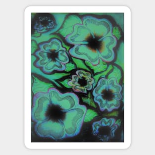 DECO PANSIES  House of Harlequin Sticker